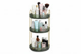 2/3-Tier Rotating Makeup Organizer – 360° Cosmetic & Skincare Storage Rack for Vanity, Bathroom & Countertop