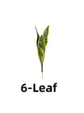 Artificial Snake Plant in White Pot – Faux Sansevieria Trifasciata Indoor Potted Plant for Home, Office, Bedroom & Modern Décor