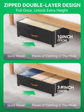 Oxford fabric storage bins for closet organization