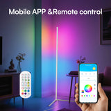 RGB smart corner floor lamp with app control
