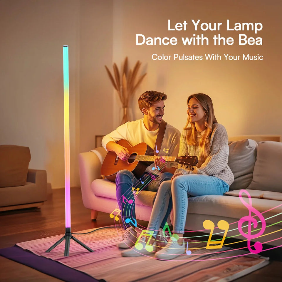 adjustable height LED floor lamp