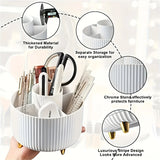 countertop makeup organizer with compartments