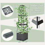 elevated vegetable garden planter box