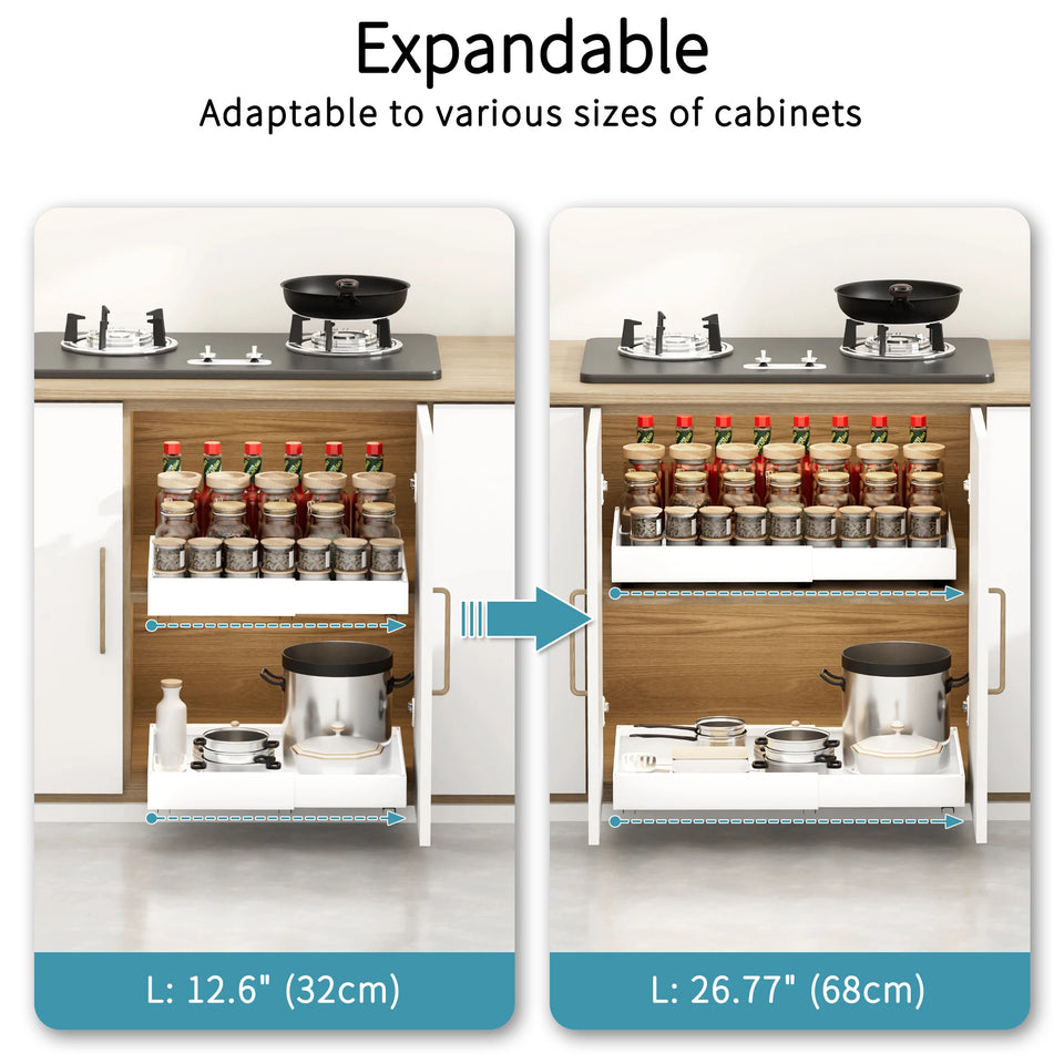 expandable kitchen cabinet organizer