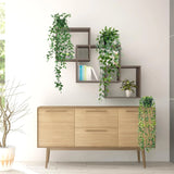 farmhouse artificial hanging eucalyptus decor