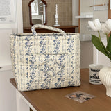 farmhouse style laundry basket