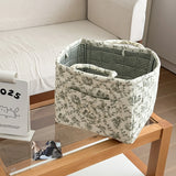 laundry storage basket with handles