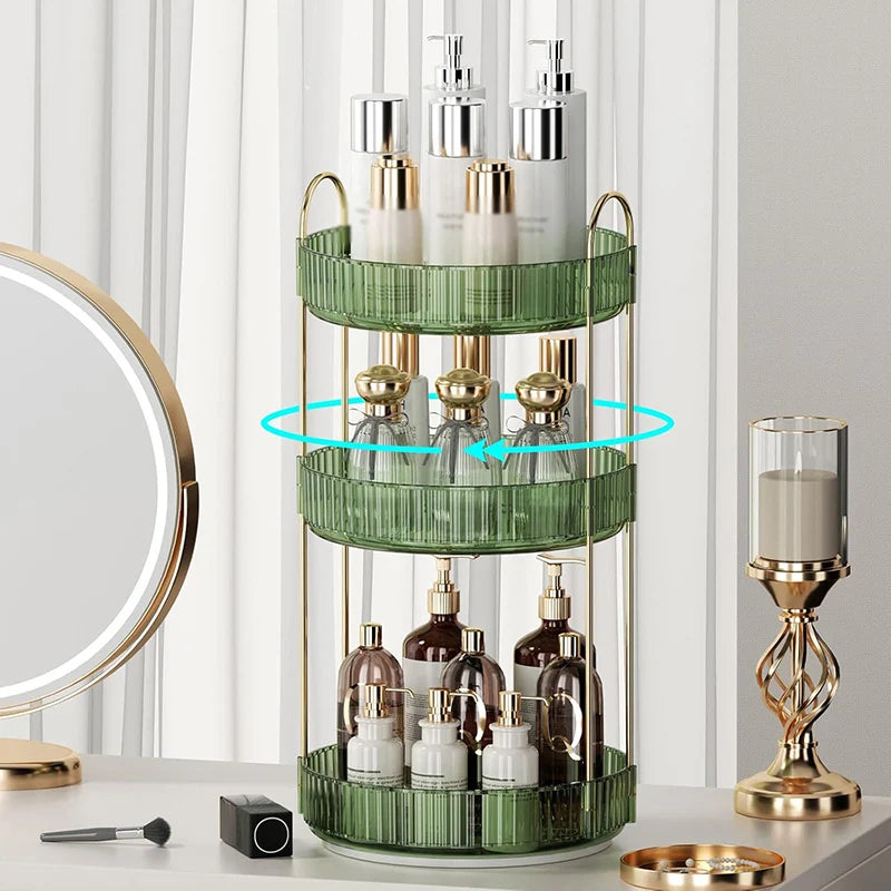 luxury bathroom cosmetic organizer