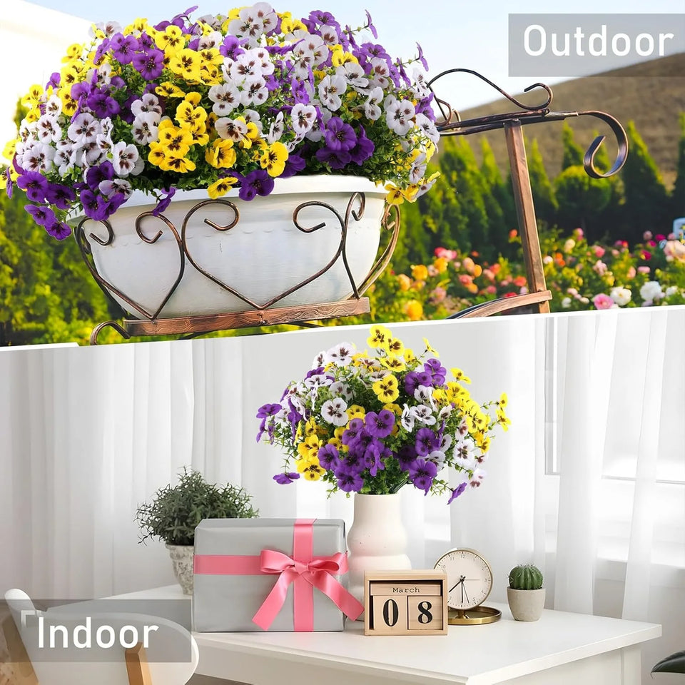 maintenance free outdoor flower decoration