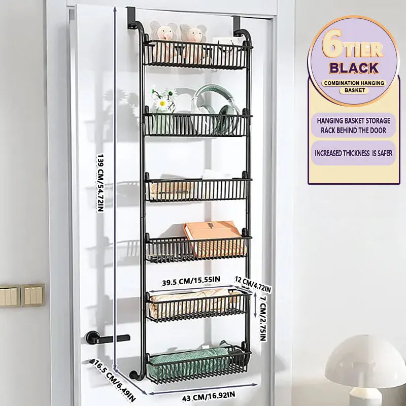 metal over door organizer for kitchen