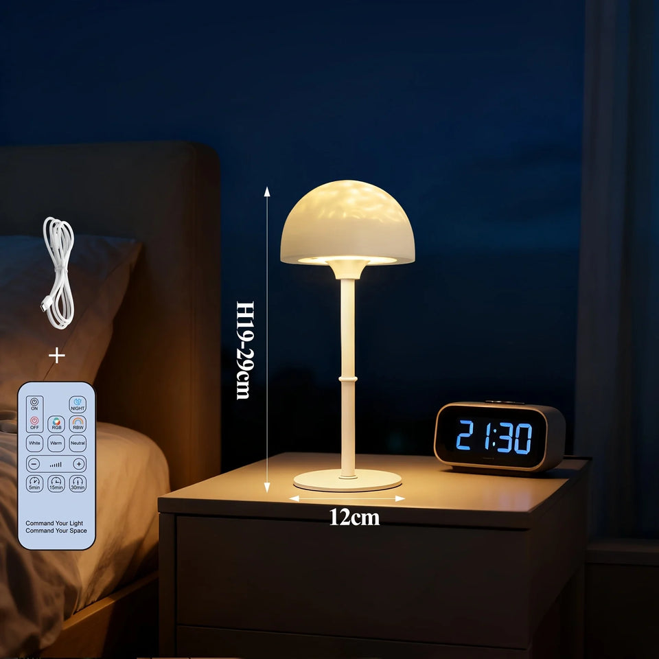 minimalist RGB table lamp for home décor