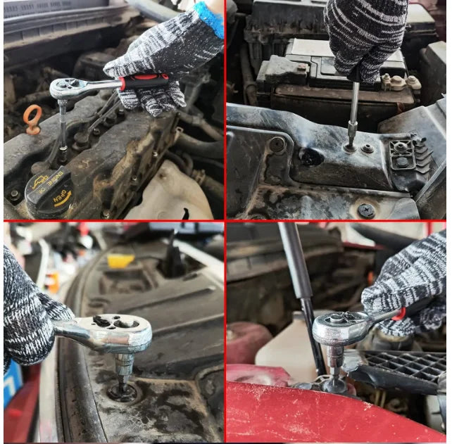 mirror finish automotive socket set