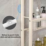 narrow bathroom storage shelf organizer