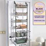 no drill pantry organizer for cabinet door