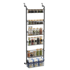 no drill pantry organizer for cabinet door