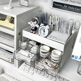 plastic makeup organizer with drawers