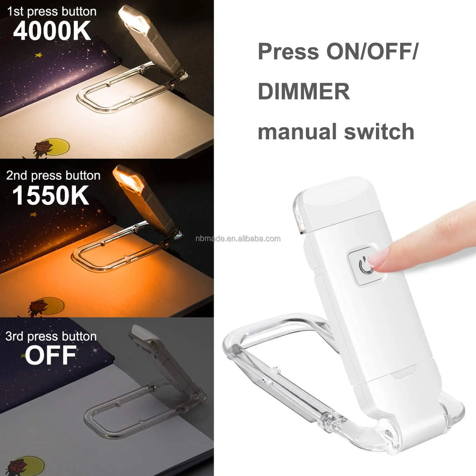 portable book light for travel