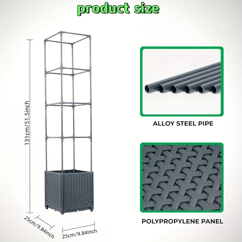 raised metal planter for vegetables and herbs