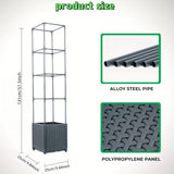 raised metal planter for vegetables and herbs