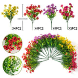 silk flowers for outdoor landscaping