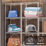 transparent handbag display storage case