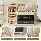vanity organizer for skincare and jewelry
